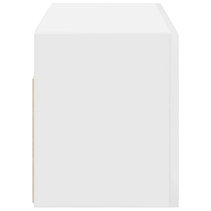 vidaXL Armoire murale de salle de bain blanc 60x25x30 cm bois d'ingénierie