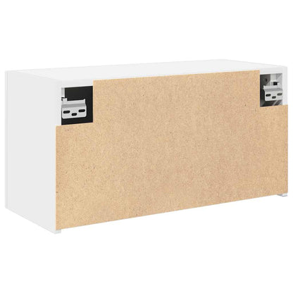 vidaXL Armoire murale de salle de bain blanc 60x25x30 cm bois d'ingénierie