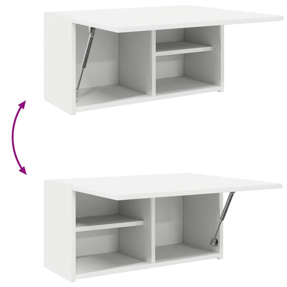 vidaXL Armoire murale de salle de bain blanc 60x25x30 cm bois d'ingénierie