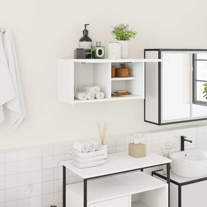 vidaXL Armoire murale de salle de bain blanc 60x25x30 cm bois d'ingénierie