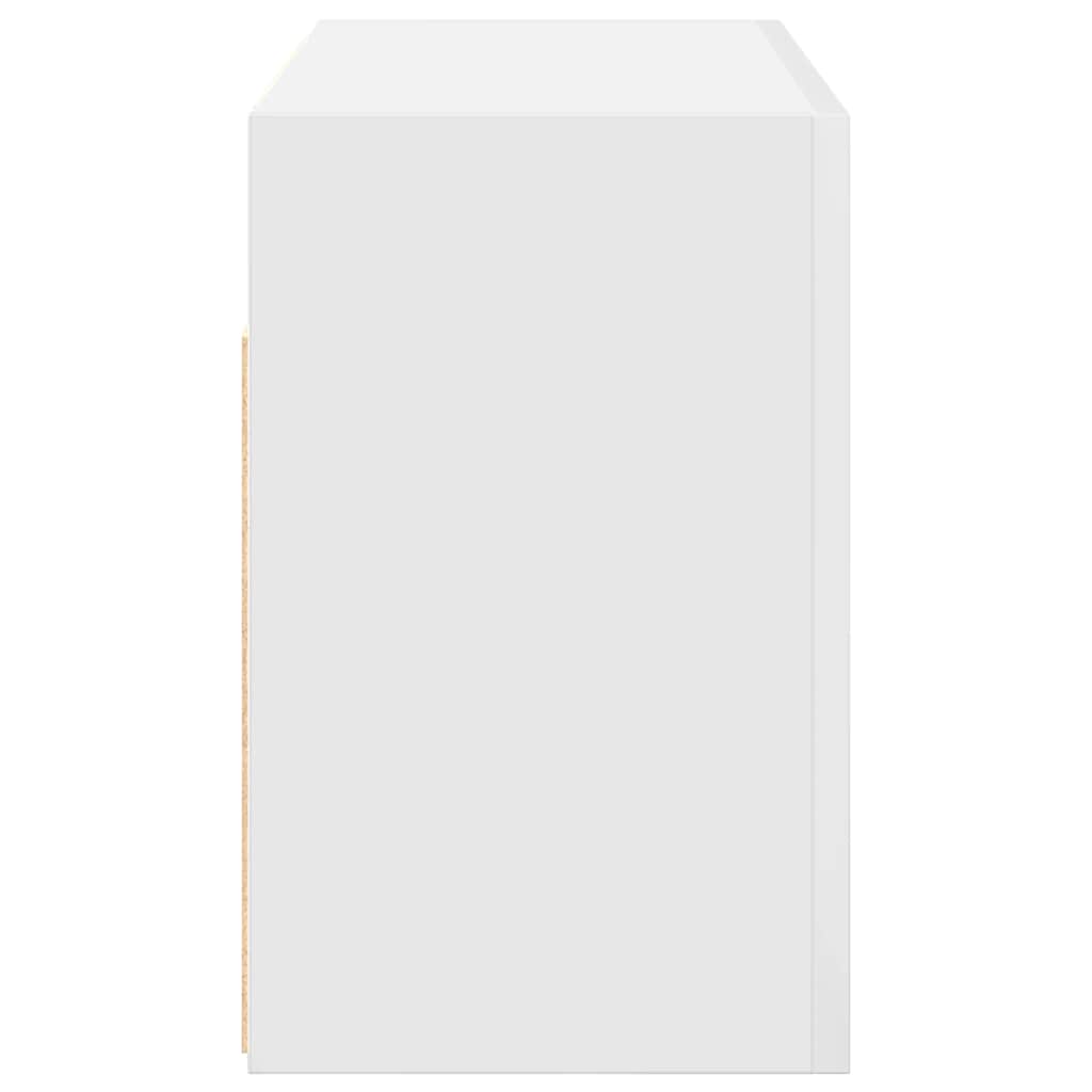Bad-Wandschrank Weiß 60x25x40 cm Holzwerkstoff