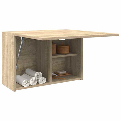 vidaXL Armoire murale de salle de bain chêne Sonoma 60x25x40 cm aggloméré