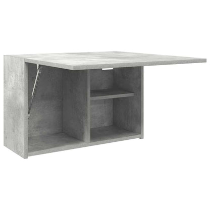 vidaXL Meuble haut de salle de bain gris béton 60x25x40 cm en bois d'ingénierie