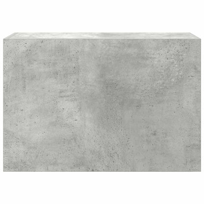 vidaXL Meuble haut de salle de bain gris béton 60x25x40 cm en bois d'ingénierie
