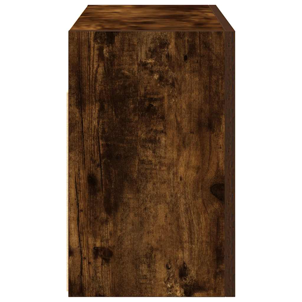vidaXL Bad-Wandschrank Räuchereiche 60x25x40 cm Holzwerkstoff