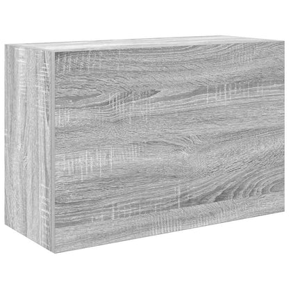 vidaXL Armoire murale de salle de bain gris Sonoma 60x25x40 cm aggloméré