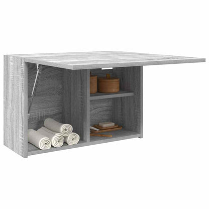 vidaXL Armoire murale de salle de bain gris Sonoma 60x25x40 cm aggloméré