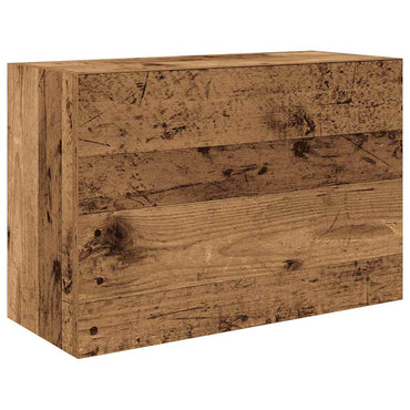 vidaXL Meuble haut de salle de bain aspect bois de récupération 60x25x40 cm Matériau à base de bois