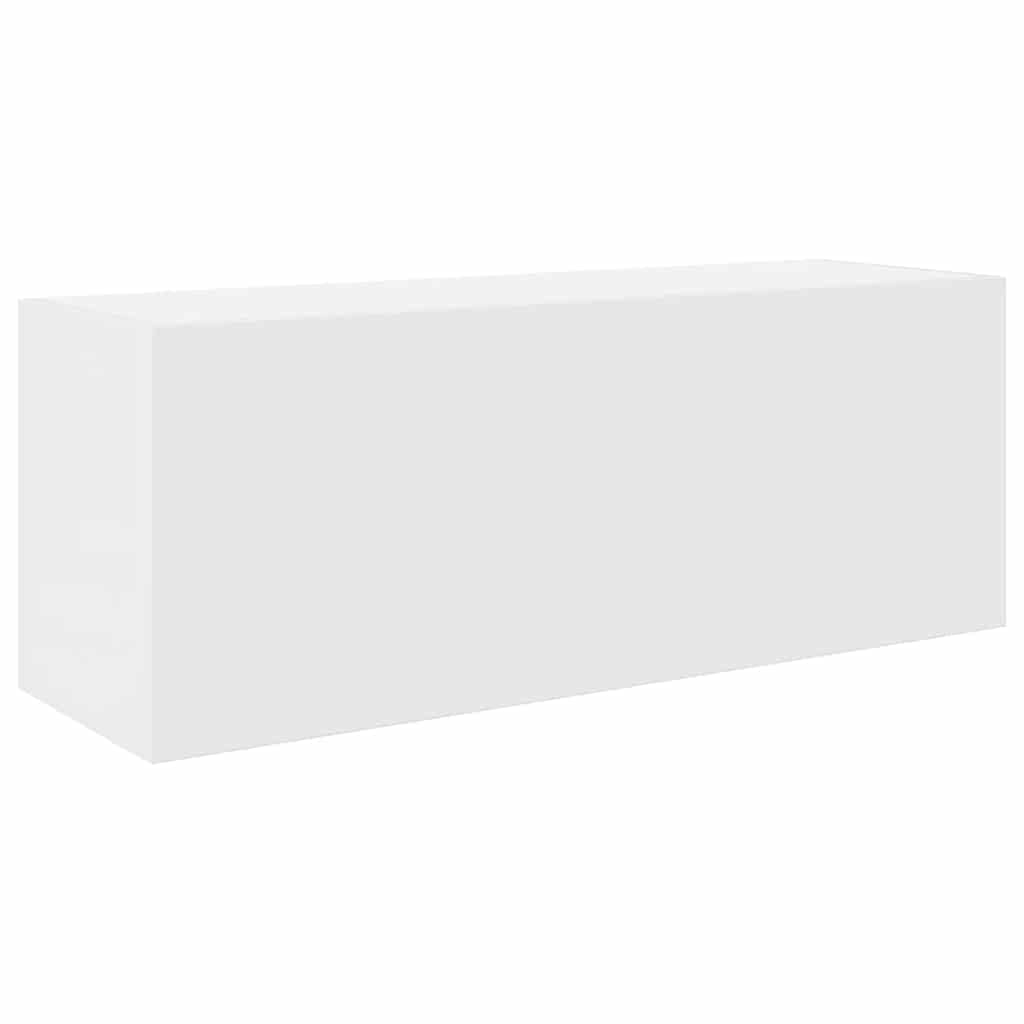 vidaXL Bad-Wandschrank Weiß 80x25x30 cm Holzwerkstoff