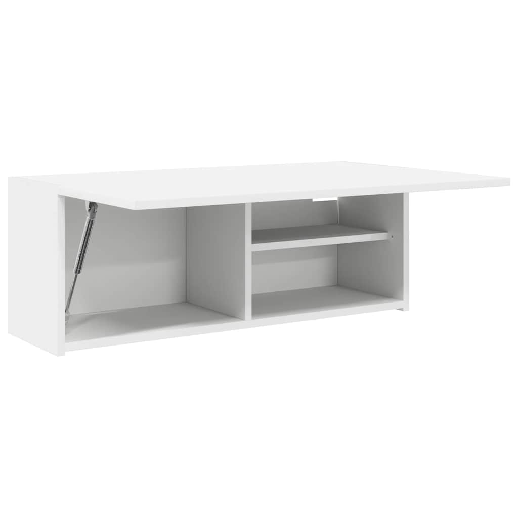 vidaXL Bad-Wandschrank Weiß 80x25x30 cm Holzwerkstoff