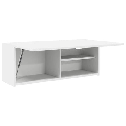 vidaXL Bad-Wandschrank Weiß 80x25x30 cm Holzwerkstoff