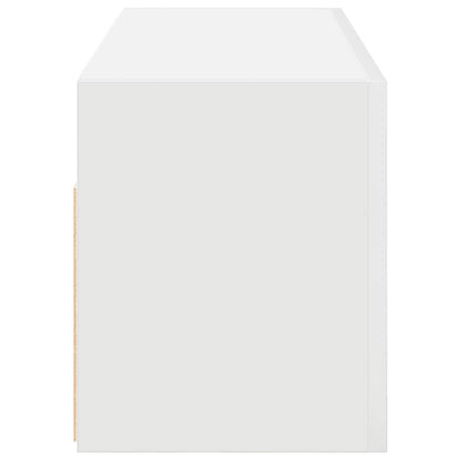 vidaXL Bad-Wandschrank Weiß 80x25x30 cm Holzwerkstoff