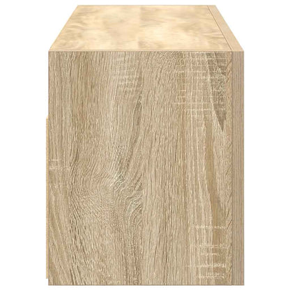 vidaXL Bad-Wandschrank Sonoma-Eiche 80x25x30 cm Holzwerkstoff