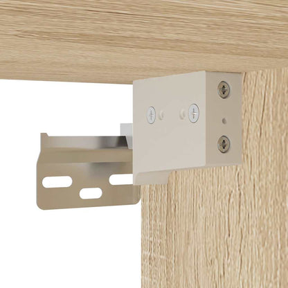 vidaXL Bad-Wandschrank Sonoma-Eiche 80x25x30 cm Holzwerkstoff