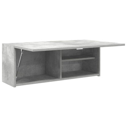 vidaXL Armoire murale de salle de bain gris béton 80x25x30 cm en bois d'ingénierie