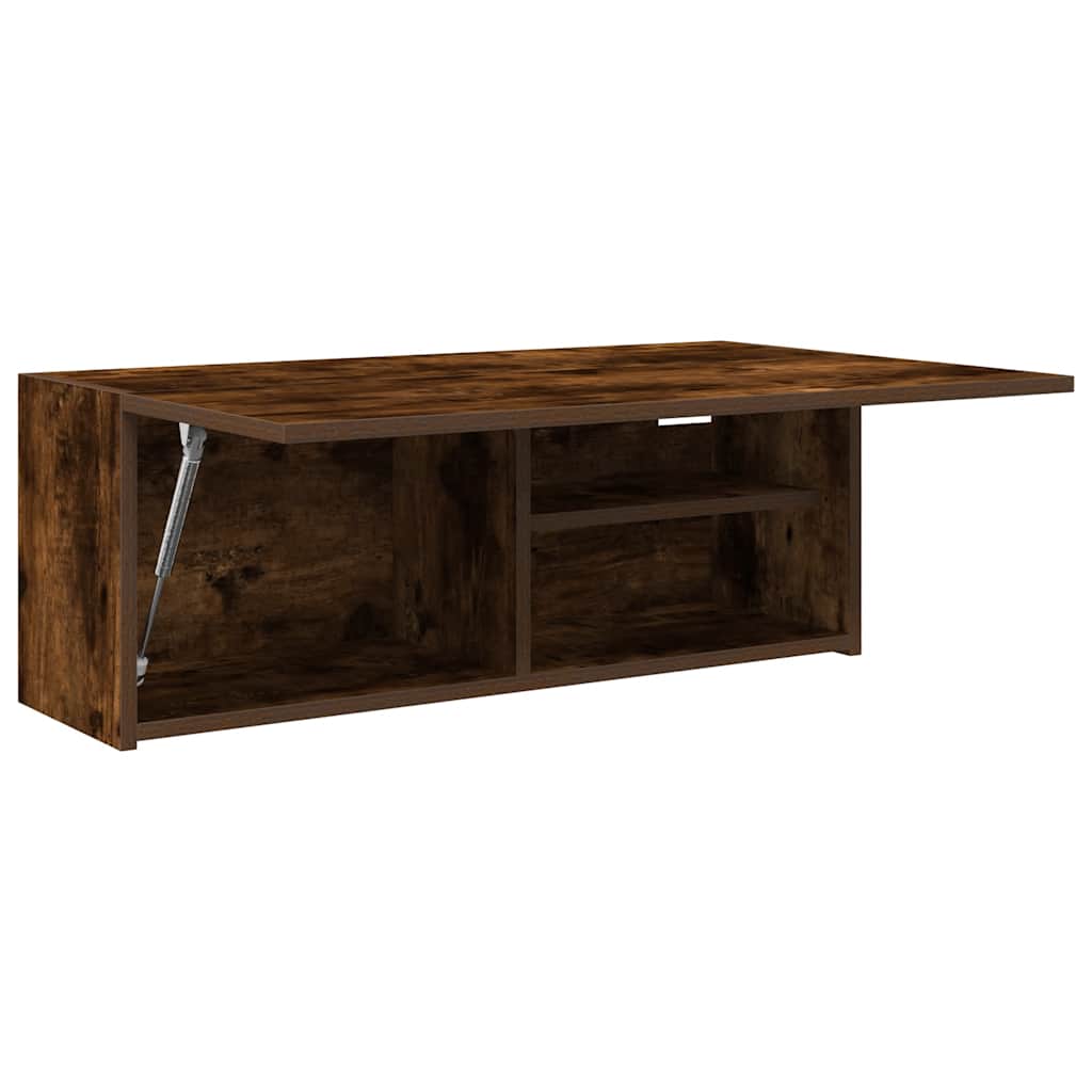 vidaXL Bad-Wandschrank Räuchereiche 80x25x30 cm Holzwerkstoff