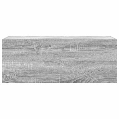 vidaXL Armoire murale de salle de bain gris sonoma 80x25x30 cm en bois d'ingénierie