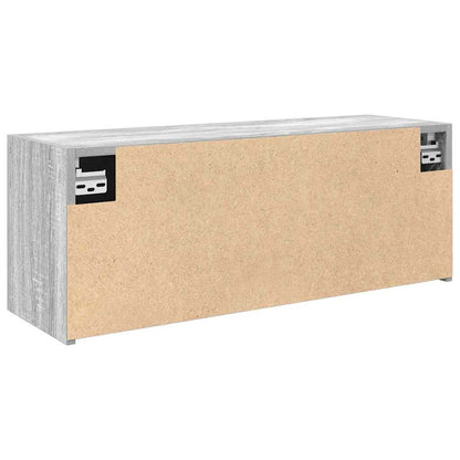 vidaXL Armoire murale de salle de bain gris sonoma 80x25x30 cm en bois d'ingénierie