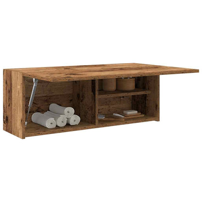 vidaXL Meuble haut de salle de bain aspect bois de récupération 80x25x30 cm en bois d'ingénierie