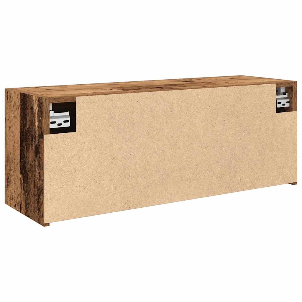 vidaXL Meuble haut de salle de bain aspect bois de récupération 80x25x30 cm en bois d'ingénierie
