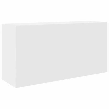 vidaXL Armoire murale de salle de bain blanc 80x25x40 cm aggloméré