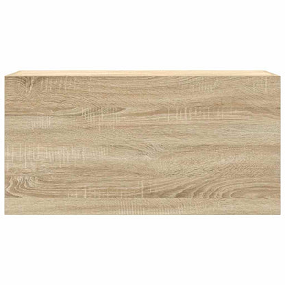 vidaXL Meuble haut de salle de bain chêne Sonoma 80x25x40 cm aggloméré