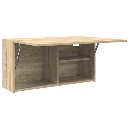vidaXL Meuble haut de salle de bain chêne Sonoma 80x25x40 cm aggloméré
