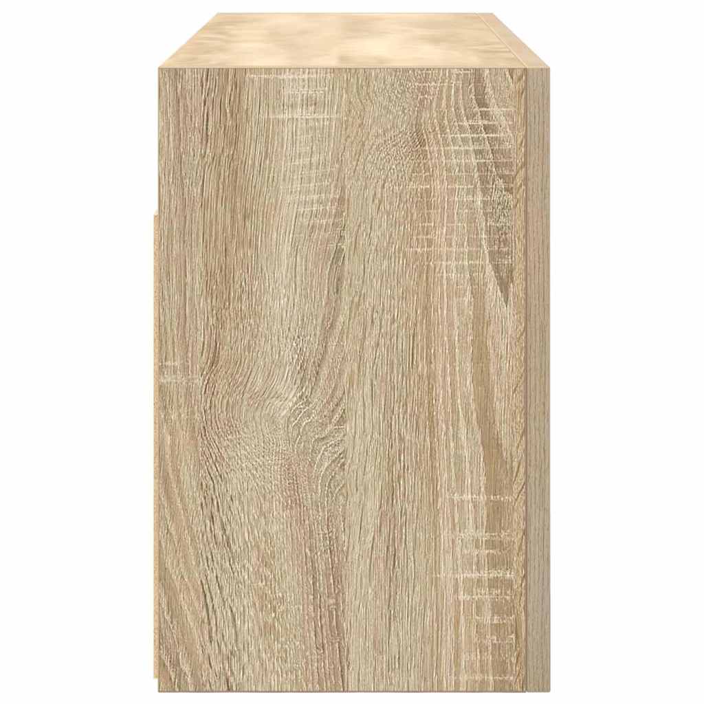 vidaXL Meuble haut de salle de bain chêne Sonoma 80x25x40 cm aggloméré