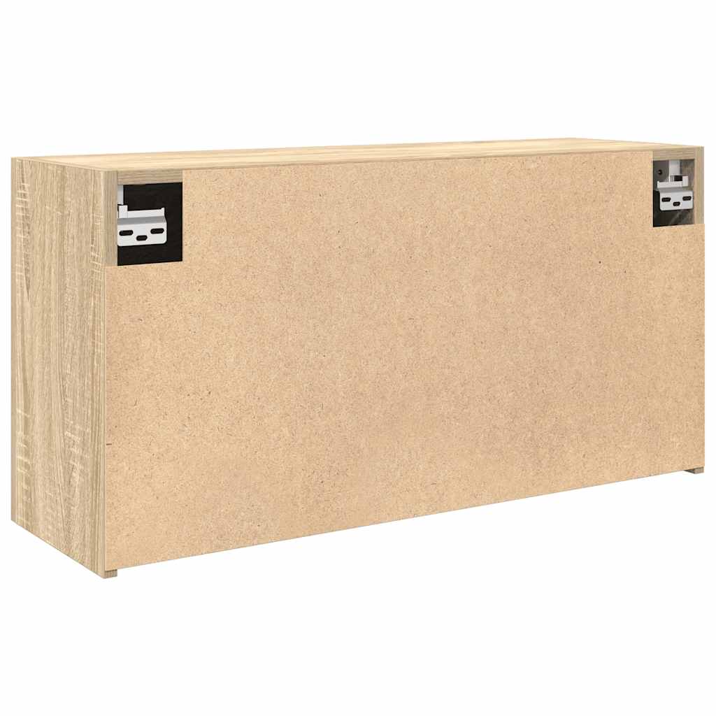 vidaXL Meuble haut de salle de bain chêne Sonoma 80x25x40 cm aggloméré