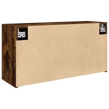 vidaXL Armoire murale de salle de bain chêne fumé 80x25x40 cm bois d'ingénierie