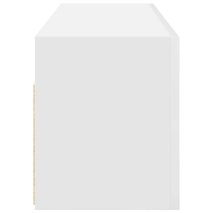 vidaXL Bad-Wandschrank Weiß 100x25x30 cm Holzwerkstoff