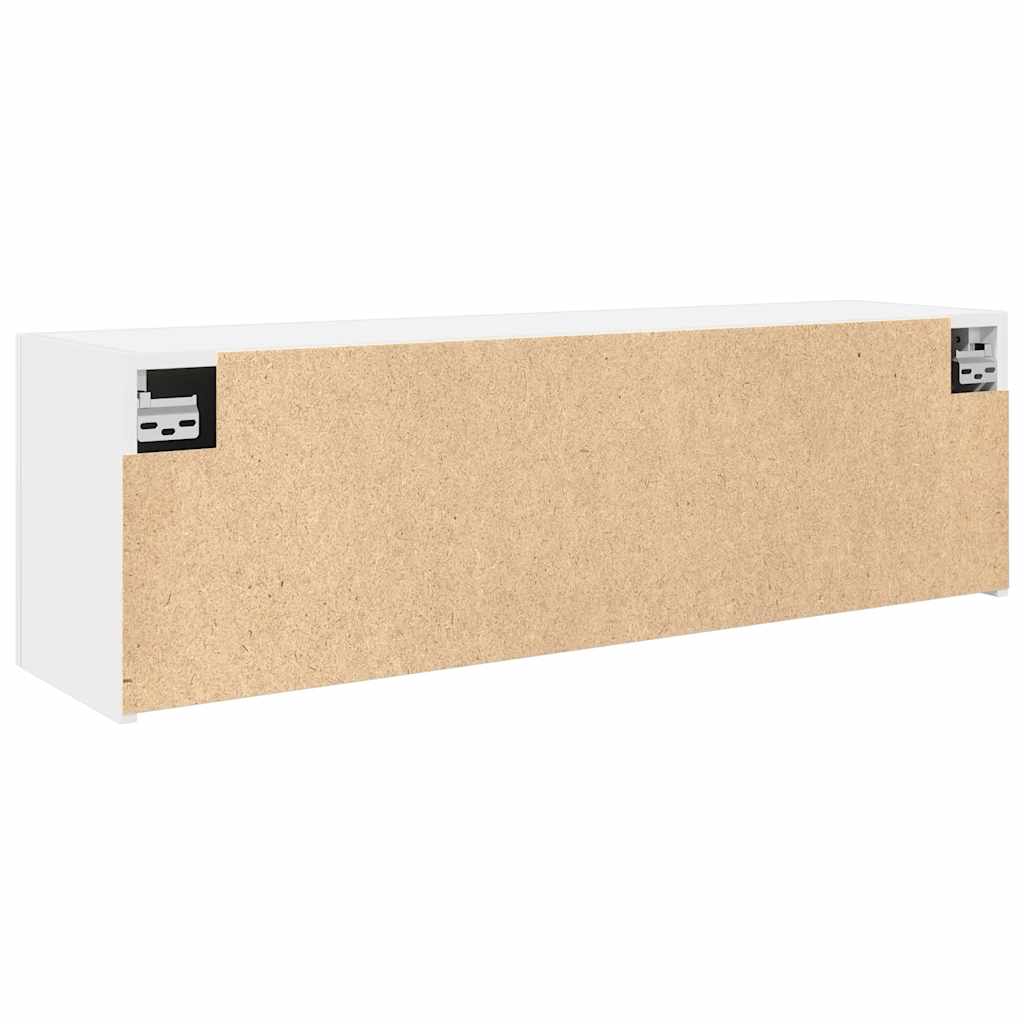 vidaXL Bad-Wandschrank Weiß 100x25x30 cm Holzwerkstoff