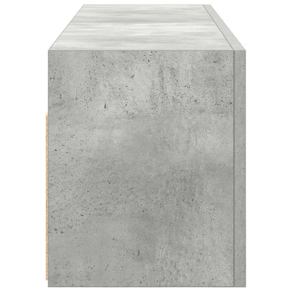 vidaXL Bad-Wandschrank Betongrau 100x25x30 cm Holzwerkstoff