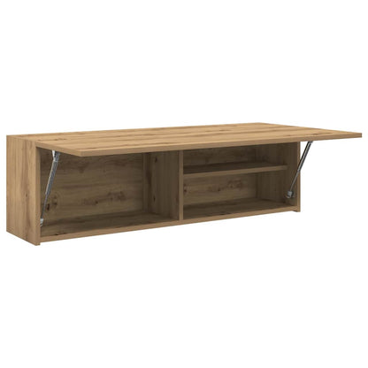 vidaXL Meuble haut de salle de bain chêne Artisan 100x25x30 cm bois d'ingénierie