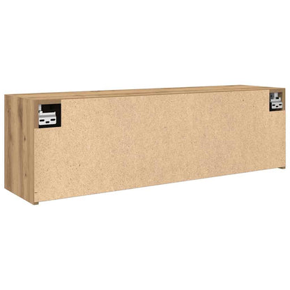 vidaXL Meuble haut de salle de bain chêne Artisan 100x25x30 cm bois d'ingénierie