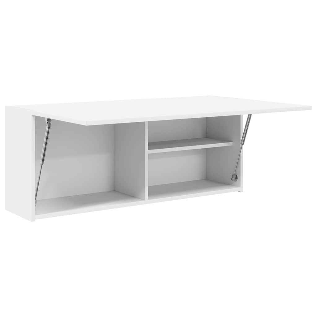 vidaXL Bad-Wandschrank Weiß 100x25x40 cm Holzwerkstoff