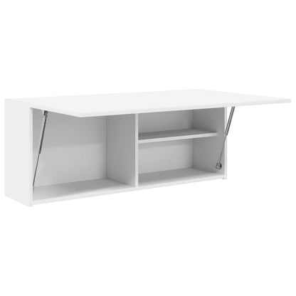 vidaXL Bad-Wandschrank Weiß 100x25x40 cm Holzwerkstoff