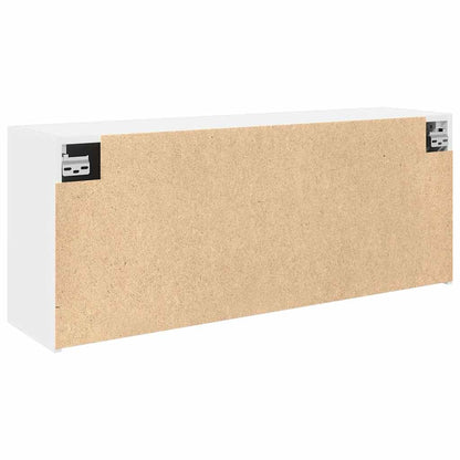 vidaXL Bad-Wandschrank Weiß 100x25x40 cm Holzwerkstoff