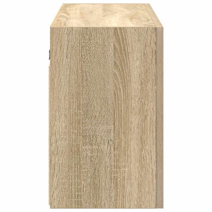 vidaXL Armoire murale de salle de bain chêne Sonoma 100x25x40 cm aggloméré