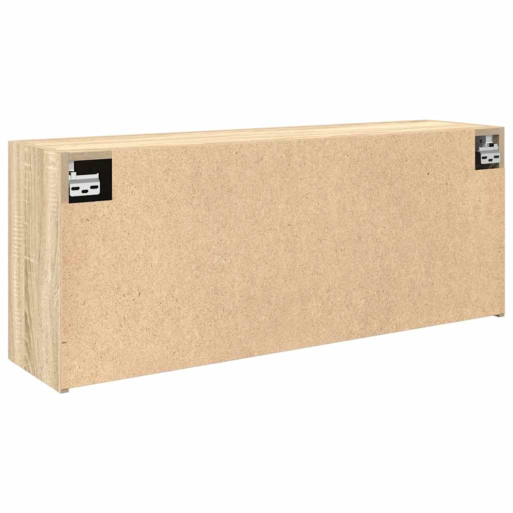 vidaXL Armoire murale de salle de bain chêne Sonoma 100x25x40 cm aggloméré