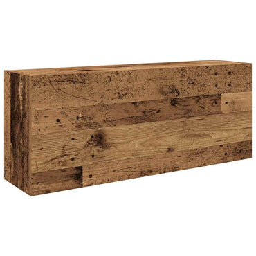 vidaXL Armoire murale de salle de bain aspect bois de récupération 100x25x40 cm en bois d'ingénierie