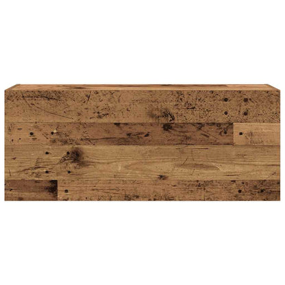 vidaXL Armoire murale de salle de bain aspect bois de récupération 100x25x40 cm en bois d'ingénierie