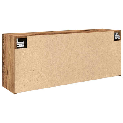 vidaXL Armoire murale de salle de bain aspect bois de récupération 100x25x40 cm en bois d'ingénierie