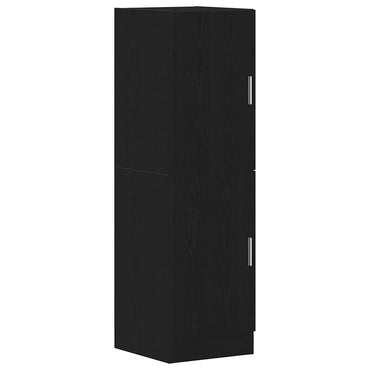vidaXL Küchenschrank Schwarz 38x41,5x131,5 cm Holzwerkstoff