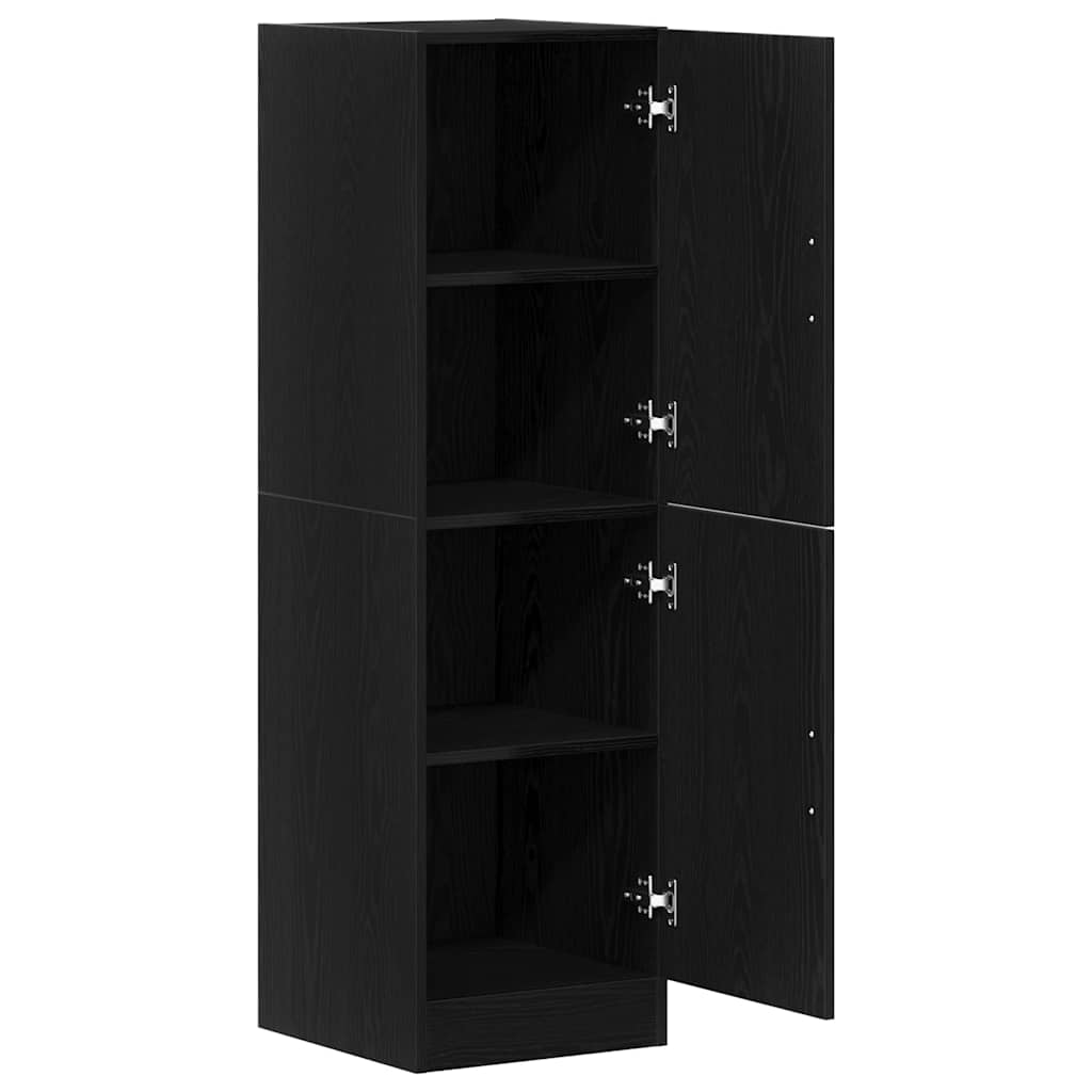 vidaXL Küchenschrank Schwarz 38x41,5x131,5 cm Holzwerkstoff