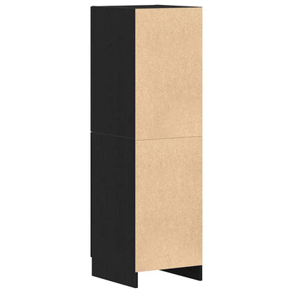 vidaXL Küchenschrank Schwarz 38x41,5x131,5 cm Holzwerkstoff