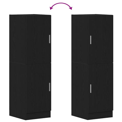 vidaXL Küchenschrank Schwarz 38x41,5x131,5 cm Holzwerkstoff