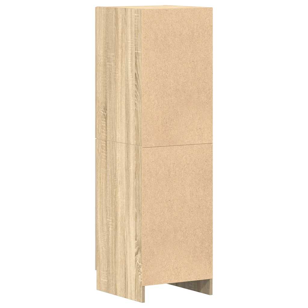 vidaXL Küchenschrank Sonoma-Eiche 38x41,5x131,5 cm Holzwerkstoff