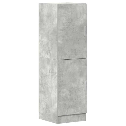 vidaXL Küchenschrank Betongrau 38x41,5x131,5 cm Holzwerkstoff