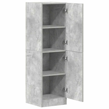 vidaXL Küchenschrank Betongrau 38x41,5x131,5 cm Holzwerkstoff